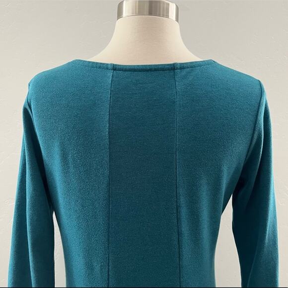 Toad & Co Horny Toad Redolent Dress Tencel Cotton Spandex Stretch Teal Small - Picture 10 of 10